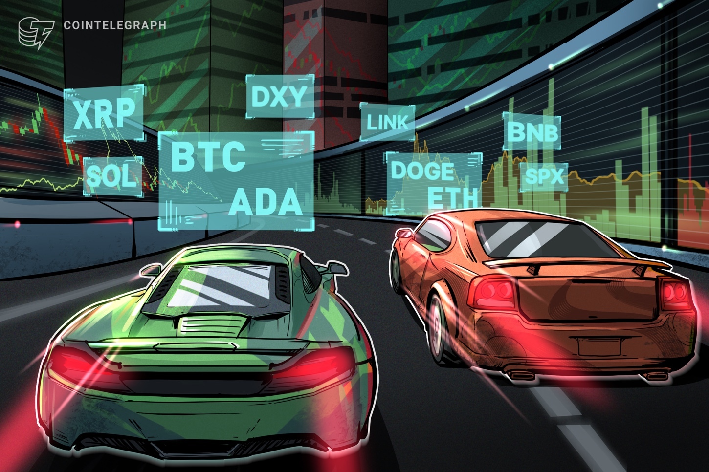 深い調整に入るか　仮想通貨チャート分析：ビットコイン・イーサ・XRP（リップル）・ソラナ