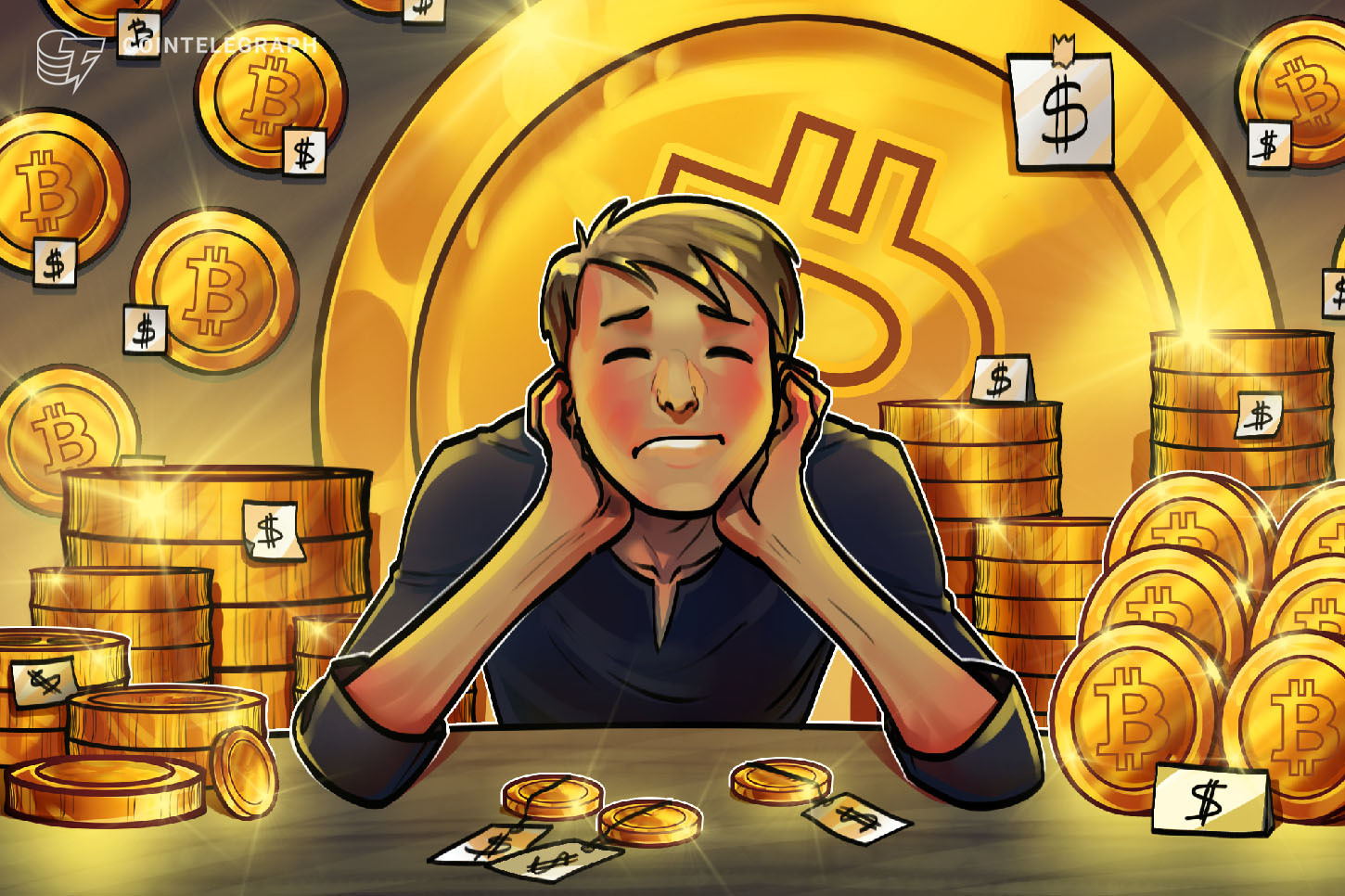 ビットコイン　一時11万5000ドル割れ　短期保有者の損失確定売りが再燃