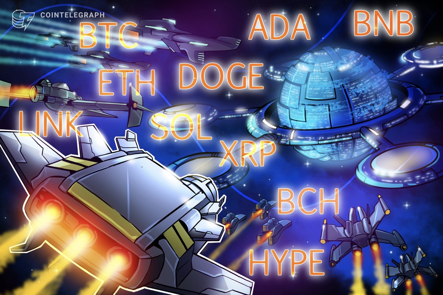 10万ドル割れ後の展開は？ 仮想通貨チャート分析：ビットコイン・イーサ・XRP・ソラナ