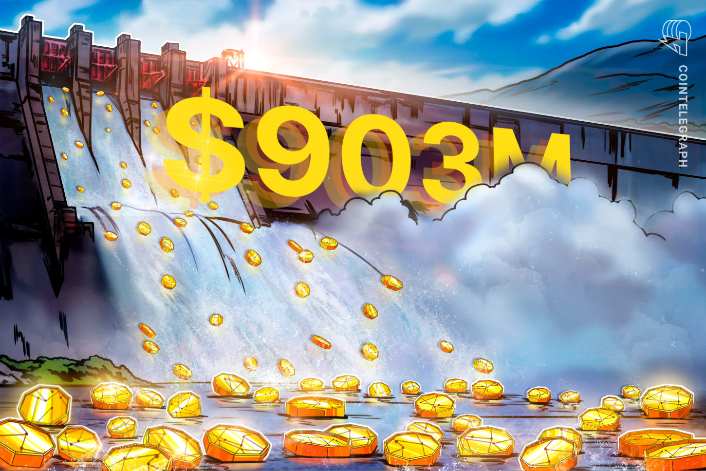 米国のビットコインETF、大規模な流出続く　流出額で史上最悪の月になる恐れ